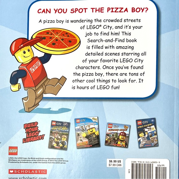 Series 12 Collectible Minifigure 71007 - Pizza Delivery Guy & Activity Book - Picture 7 of 8